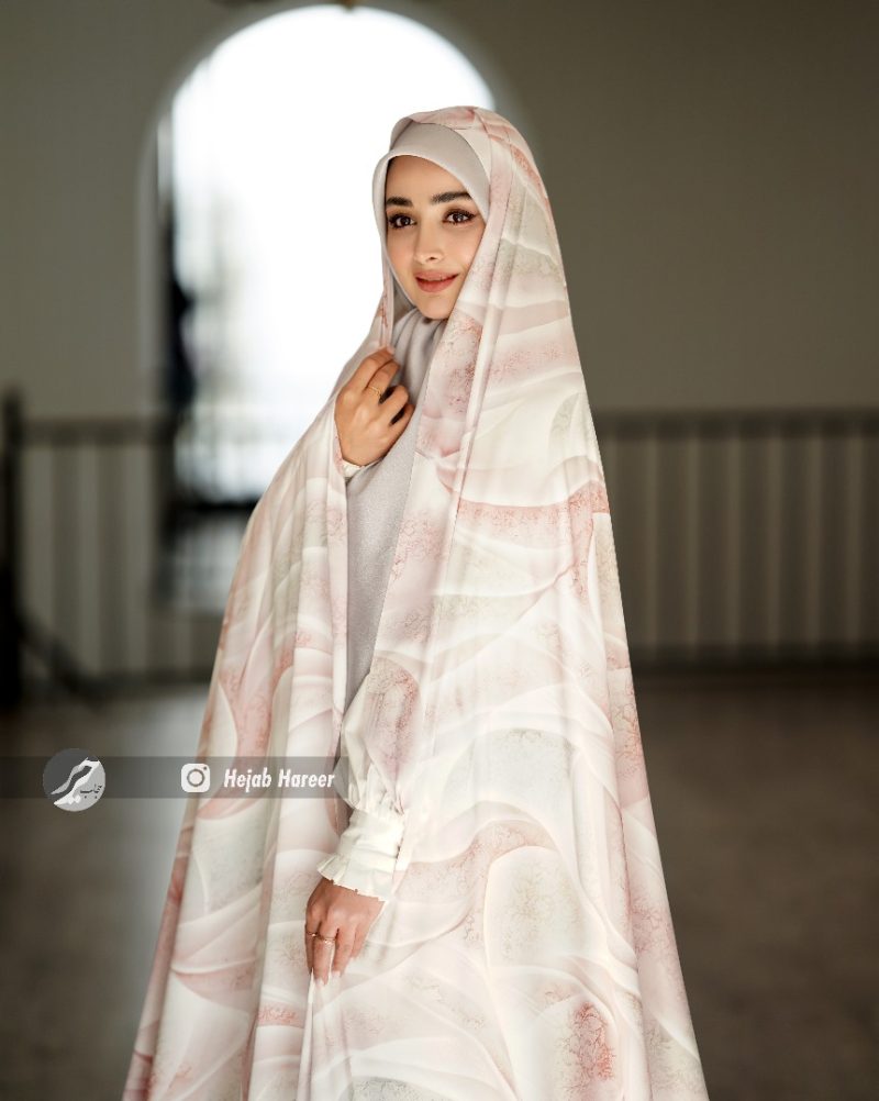 6453-1 چادر سیلک اندونزی سه بعدی کد 6453 - Image 1