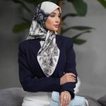 روسری رنگی طرح دار کد 6478