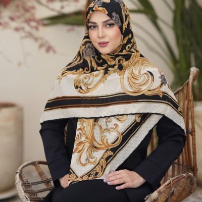 روسری رنگی طرح دار کد 6479