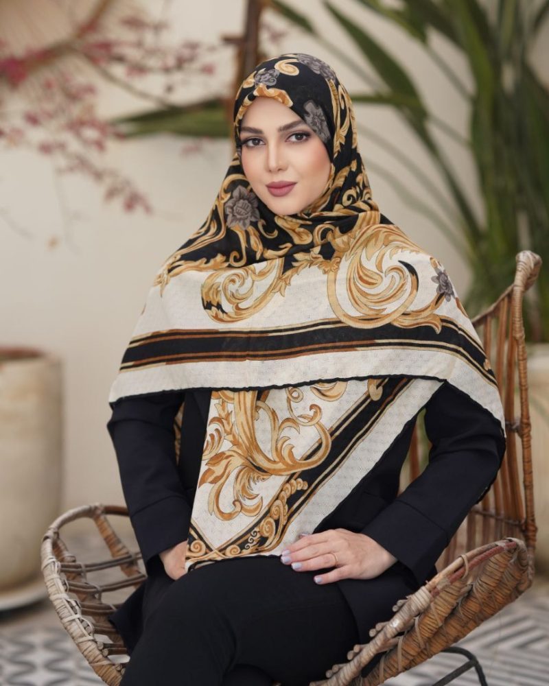 6479 روسری رنگی طرح دار کد 6479 - Image 1