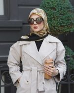 روسری رنگی طرح دار کد 6483