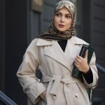 روسری رنگی طرح دار کد 6486
