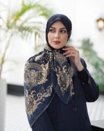 روسری رنگی طرح دار کد 6493 - Image 2