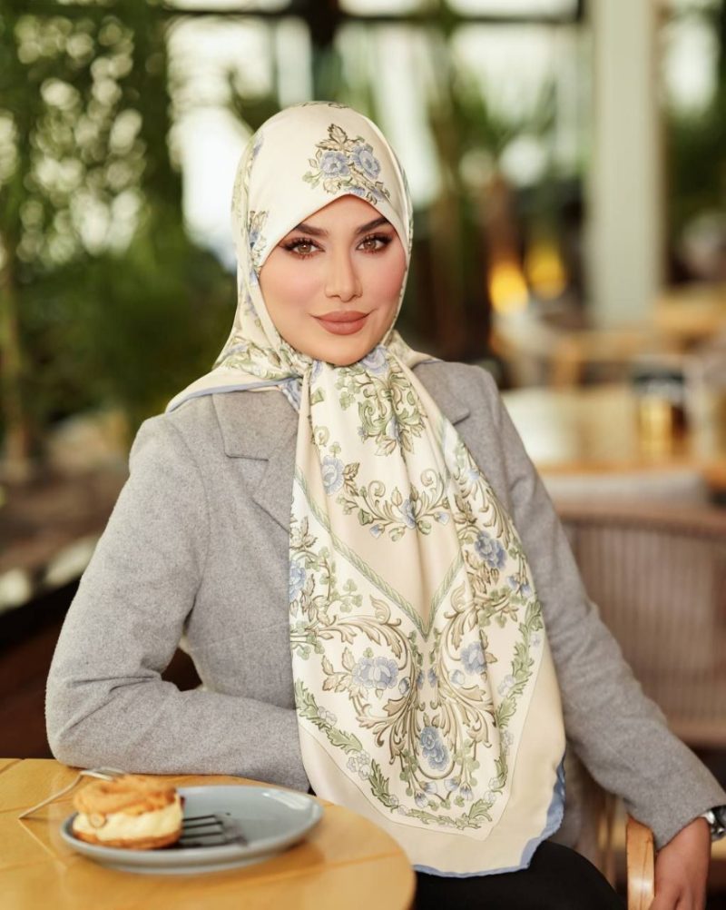 6502 روسری رنگی طرح دار کد 6502 - Image 1