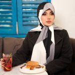 روسری رنگی طرح دار کد 6505