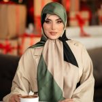 روسری رنگی طرح دار کد 6510