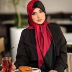 روسری رنگی طرح دار کد 6511