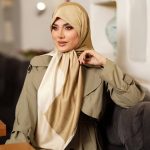روسری رنگی طرح دار کد 6512