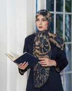 روسری رنگی طرح دار کد 6527 - Image 2