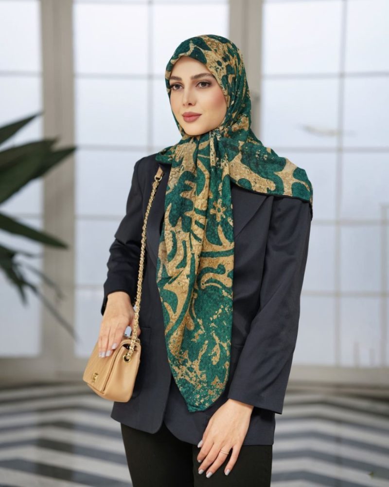 روسری رنگی طرح دار کد 6531 - Image 1