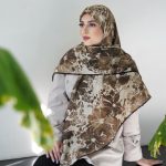 روسری رنگی طرح دار کد 6534