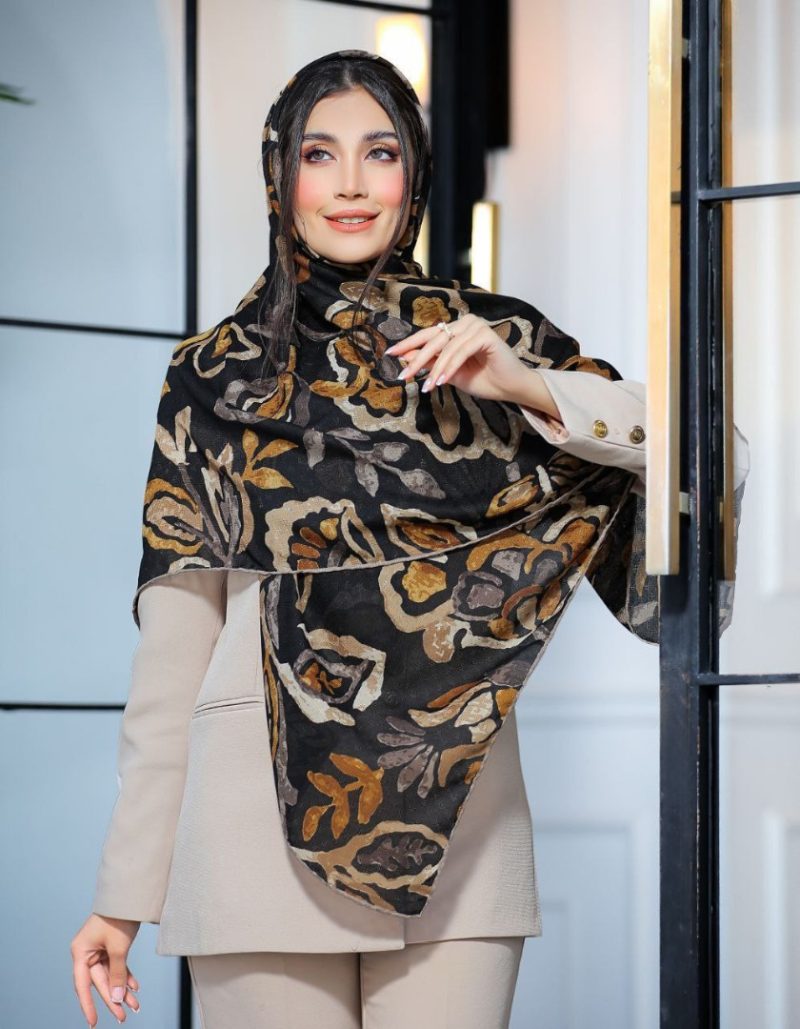 6544 روسری رنگی طرح دار کد 6544 - Image 1