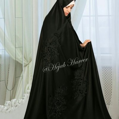 چادر مشکی سنتی گلدوزی شده کد 6558
