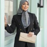 روسری رنگی طرح دار کد 6640