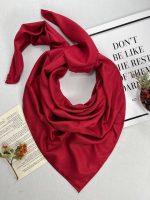 روسری رنگی ساده کد 6646 - Image 2