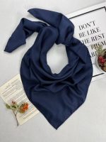 روسری رنگی ساده کد 6646 - Image 3