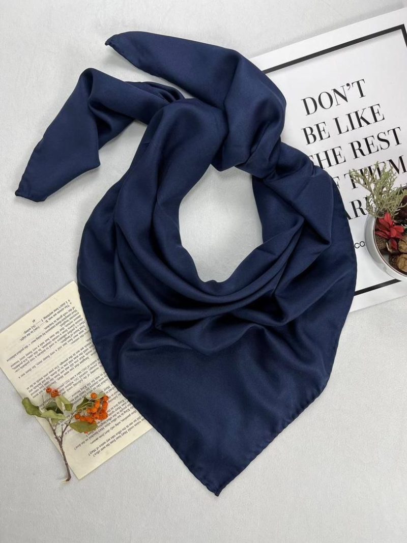 روسری رنگی ساده کد 6646 - Image 3