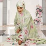 چادر نماز آستین دار نوجوان کد 6674