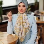 روسری رنگی طرح دار کد 6688