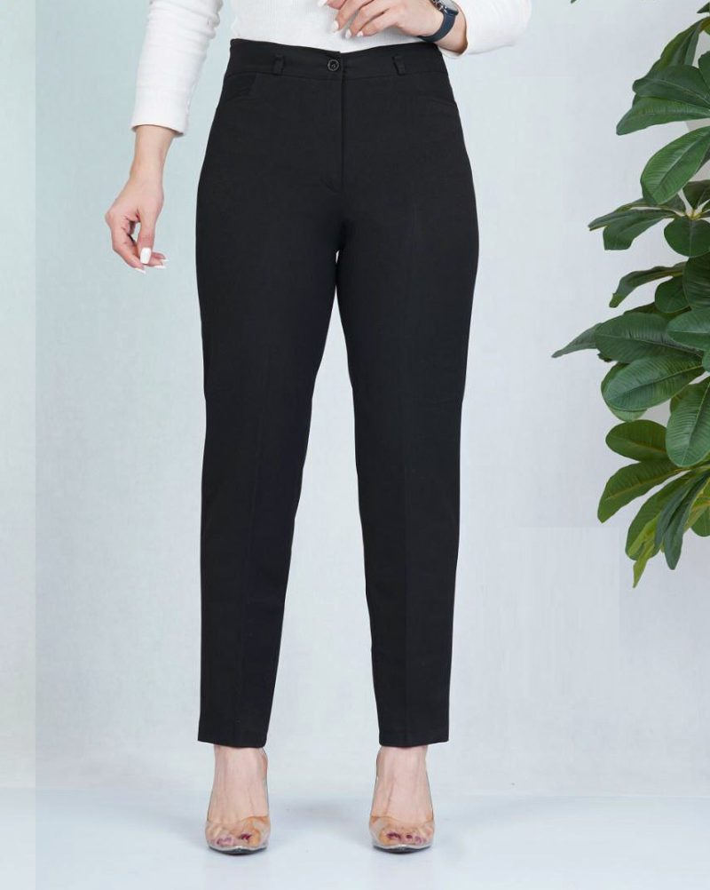 شلوار گاواردین راسته کد 6701 - Image 2