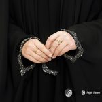 چادر مشکی عربی کار شده کد 6709