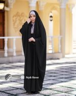 چادر مشکی عربی گلدوزی شده کد 6731 - Image 2