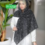 روسری رنگی طرح دار کد 6762