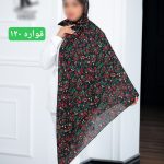 روسری رنگی طرح دار کد 6763