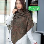 روسری رنگی طرح دار کد 6764