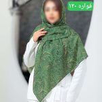 روسری رنگی طرح دار کد 6766