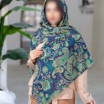 روسری رنگی طرح دار کد 6767