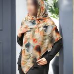 روسری رنگی طرح دار کد 6775