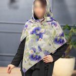 روسری رنگی طرح دار کد 6778