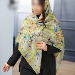 روسری رنگی طرح دار کد 6779