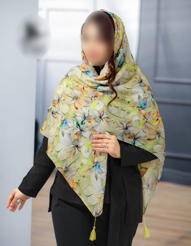 روسری رنگی طرح دار کد 6779 - Image 1