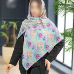 روسری رنگی طرح دار کد 6782