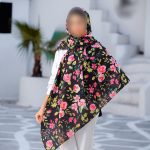 روسری رنگی طرح دار کد 6783
