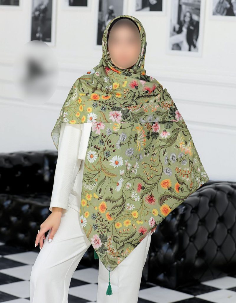 روسری رنگی طرح دار کد 6786 - Image 1
