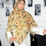 روسری رنگی طرح دار کد 6787