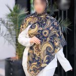 روسری رنگی طرح دار کد 6788
