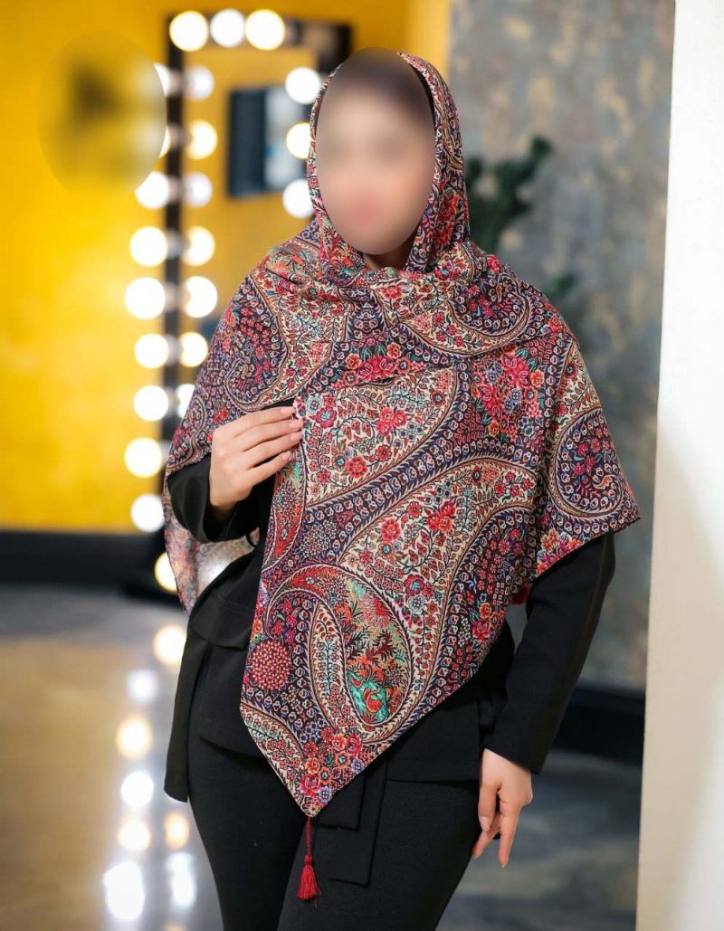 روسری رنگی طرح دار کد 6789 - Image 1