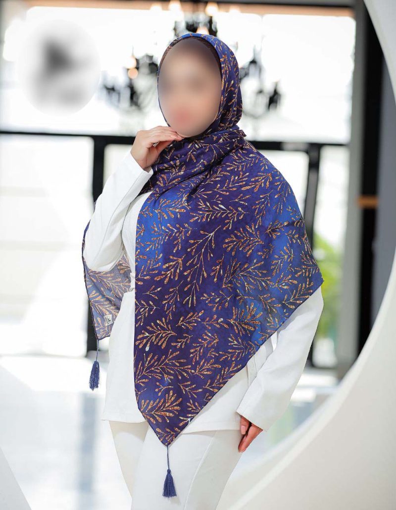 روسری رنگی طرح دار کد 6790 - Image 1
