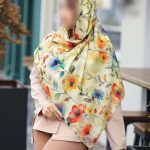 روسری رنگی طرح دار کد 6797