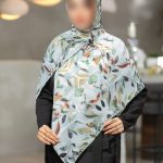 روسری رنگی طرح دار کد 6798