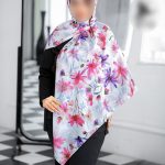 روسری رنگی طرح دار کد 6799