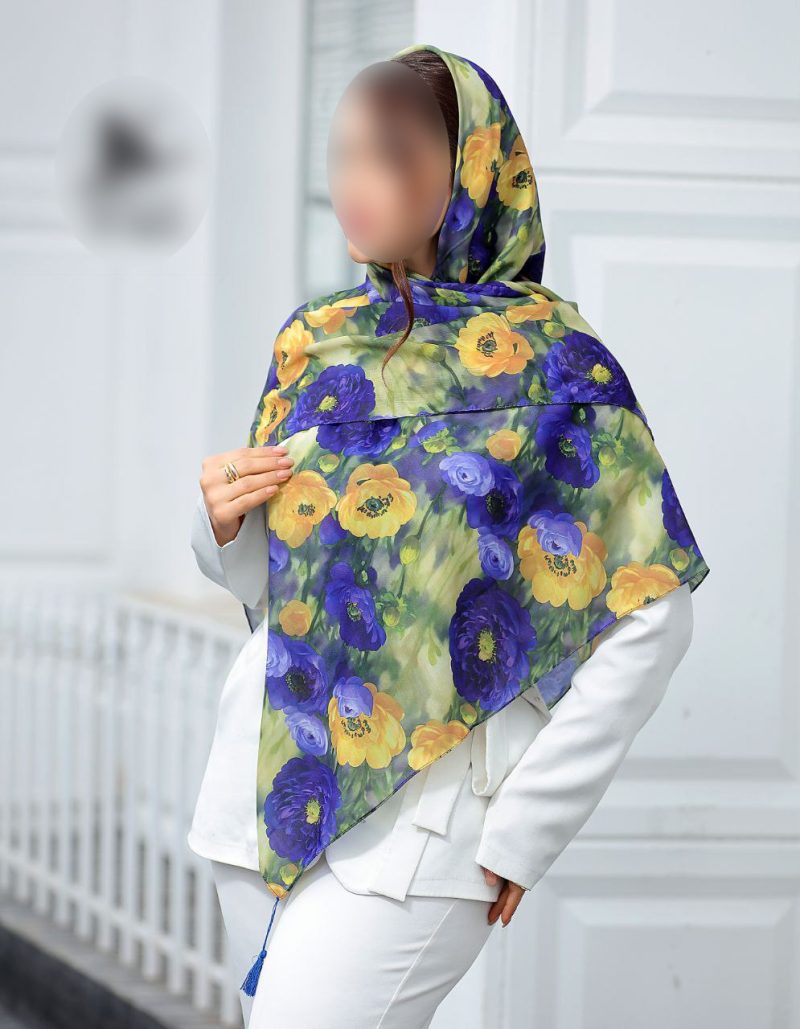 6803 روسری رنگی طرح دار کد 6803 - Image 1