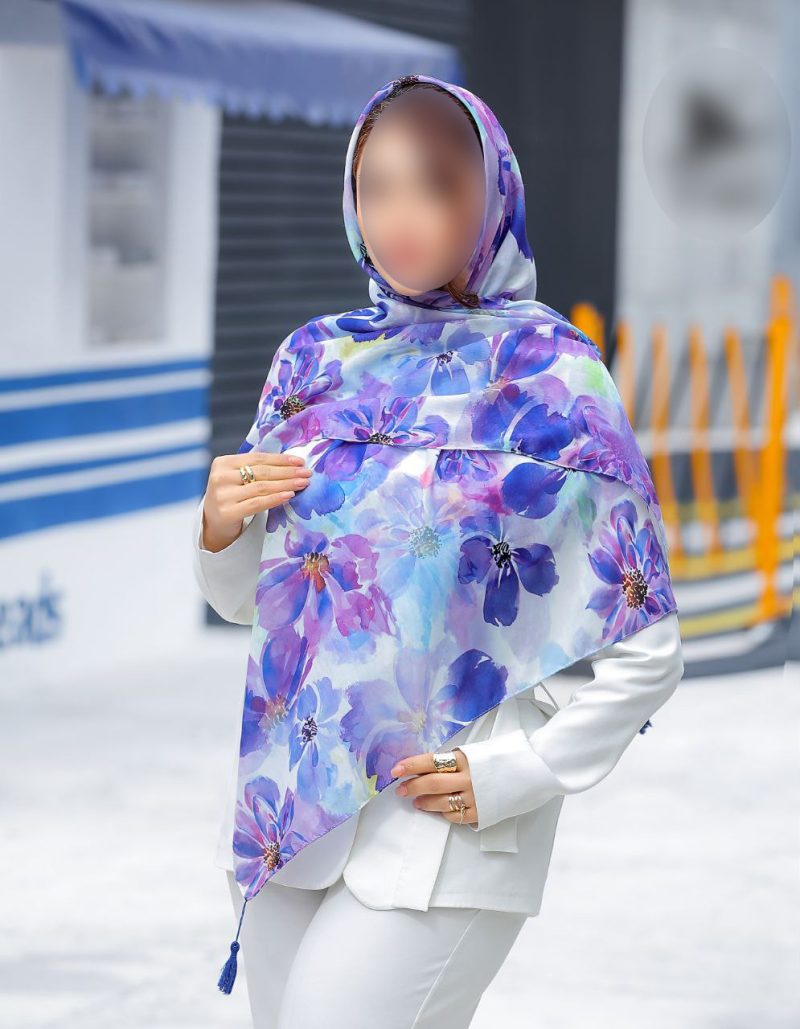 6810 روسری رنگی طرح دار کد 6810 - Image 1