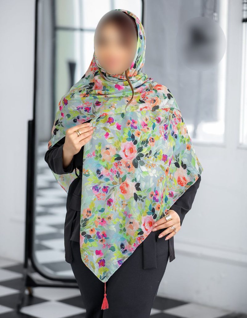 6811 روسری رنگی طرح دار کد 6811 - Image 1