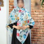 روسری رنگی طرح دار کد 6812