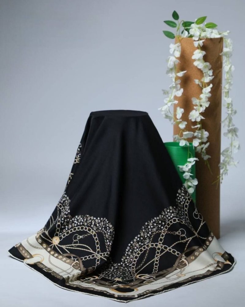 روسری رنگی طرح دار کد 6853 - Image 1